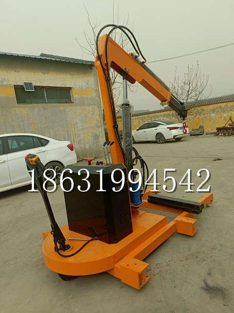 布袋镇自卸车厢随车吊 自制轮式四不像起重机 四驱平板吊 5吨 贵盛